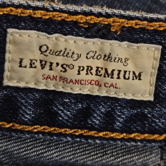 Womens 31 Workwear Outdoor Farm Western Straight Bootcut Jeans Levi's Premium - Picture 9 of 16